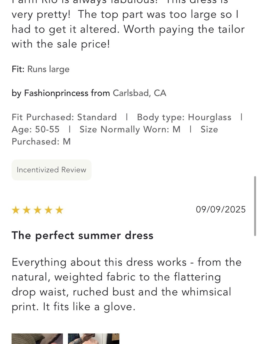 Farm Rio Linen Blend Strapless Drop-Waist Maxi Dress size M medium - Picture 5 of 7